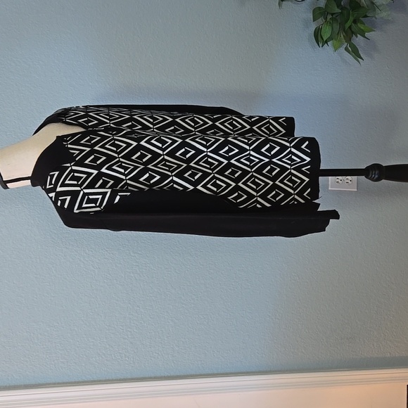 GALILEI Mens Italian Black White Vintage Long Sleeve Sweater Mob Vegas Sz Large - Picture 3 of 11